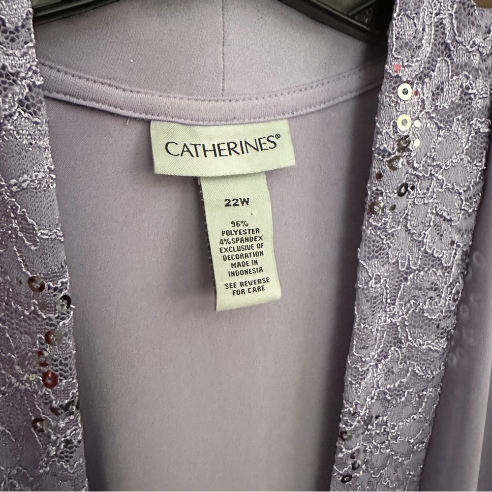 Catherines Open Front Jacket Sequined Embellished… - image 4